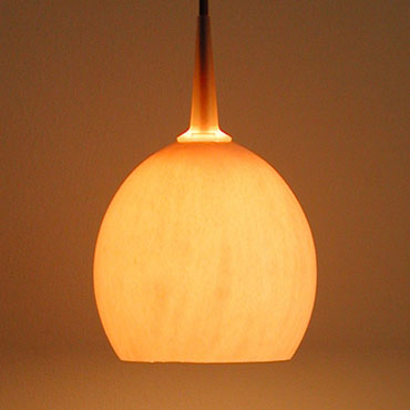 Ostrich Egg Lamp